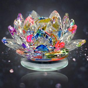 2 Crystal Transparent Crystal Lotus