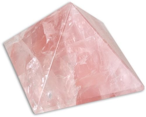 12 Rose Quartz Pyramid