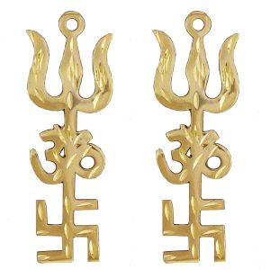 12 Trishul Om Swastika Yantra